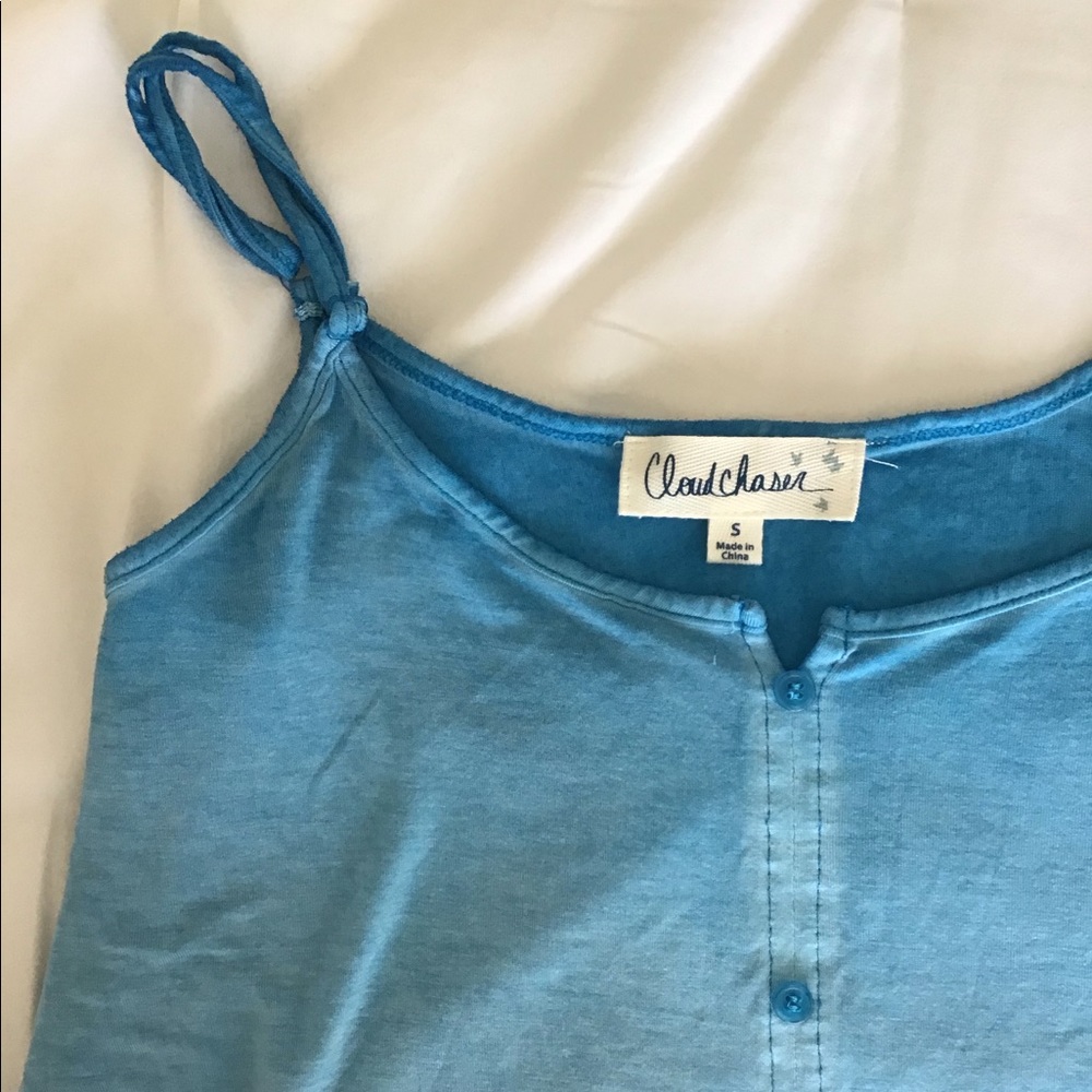 Blue tank top